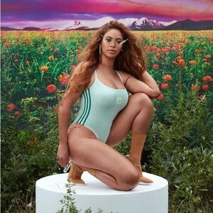 Adidas x IVY PARK Women's Mint Green Bodysuit